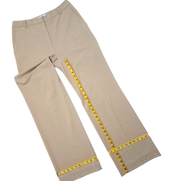 Brooks Brothers Stretch Fine Twill Wide-Leg Trouser Pants Size 8 - Picture 7 of 11